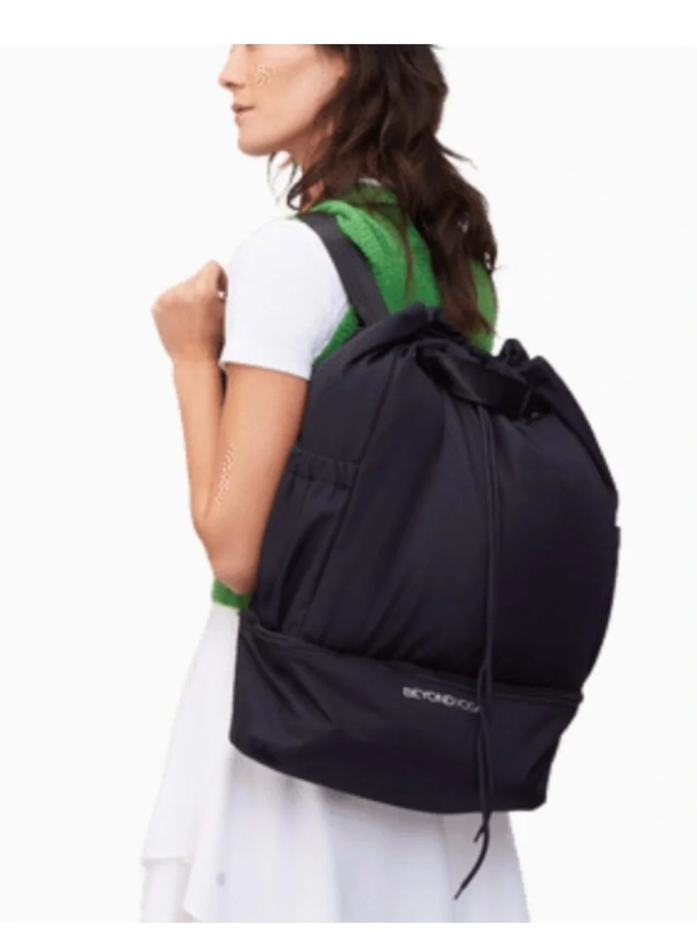 BEYOND YOGA - Convertible Backpack / Gym Bag with bottom zip compartment, BLACK